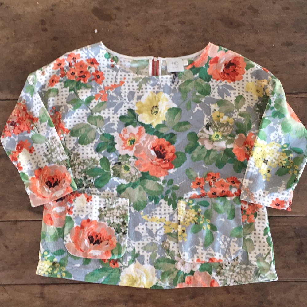 HD in Paris floral blouse